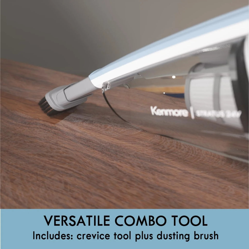 Kenmore DS1030 Lightweight Cordless Stick Vacuum Cleaner. 24V. White. Handvac under 3lbs