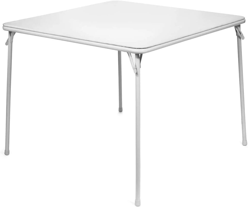 5pc. XL Series 4 Folding Card Table and Triple Braced Vinyl Padded Chair Set. Commercial Quality. Beige. 30