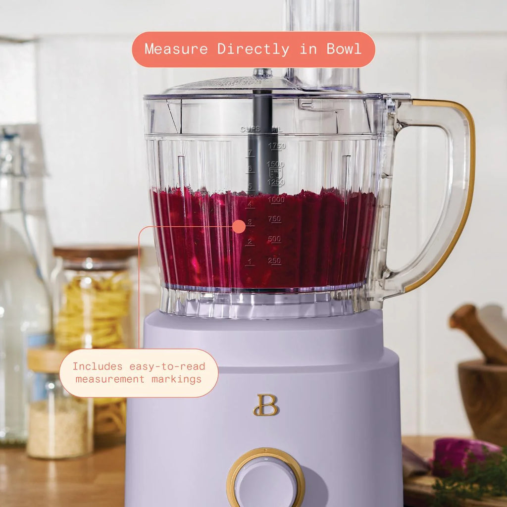 Beautiful 10-Cup Food Processor with Accessories. White Icing by Drew Barrymore