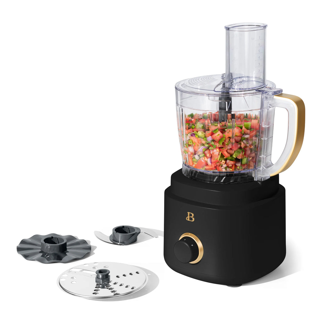 Beautiful 10-Cup Food Processor with Accessories. White Icing by Drew Barrymore
