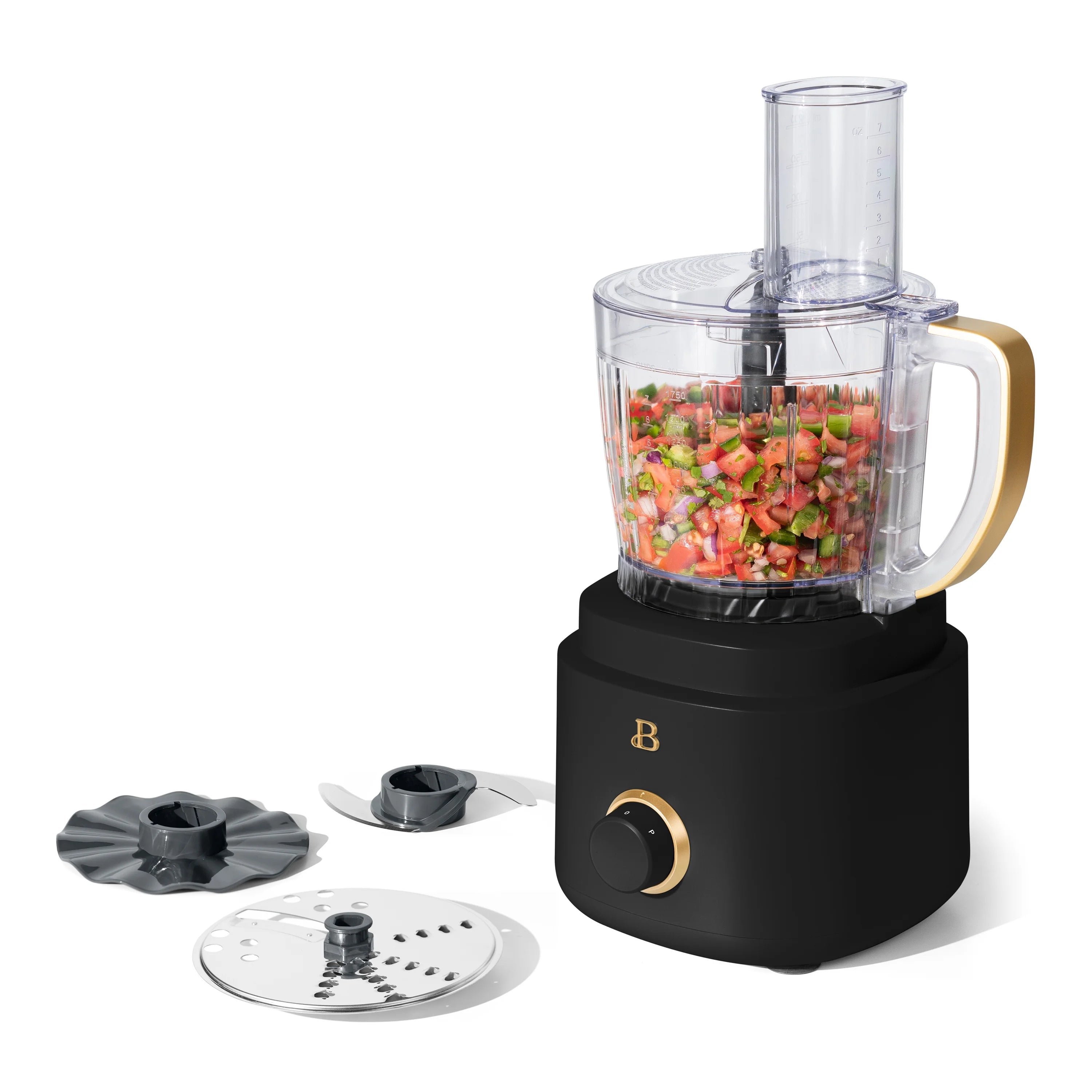Beautiful 10-Cup Food Processor with Accessories. White Icing by Drew Barrymore