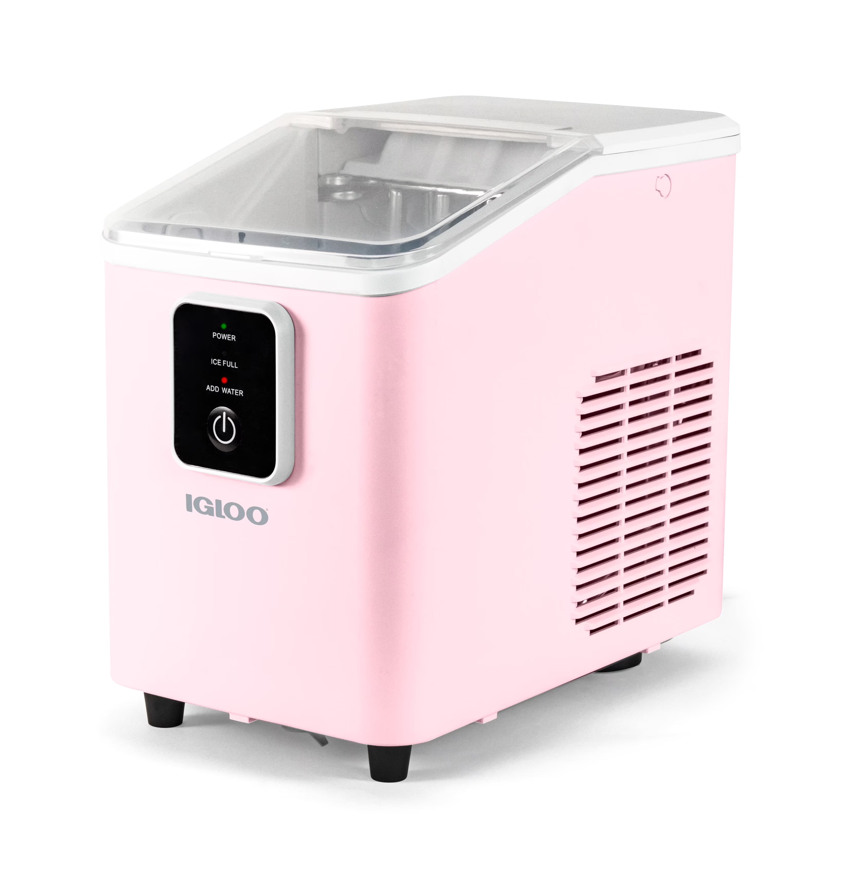 Igloo Self-Cleaning Countertop Ice Maker - Compact and Portable - Creates 26 lbs. Per Day. 8 Pieces Ready Every 7-8 Minutes - Includes Ice Scoop and Basket - Aqua