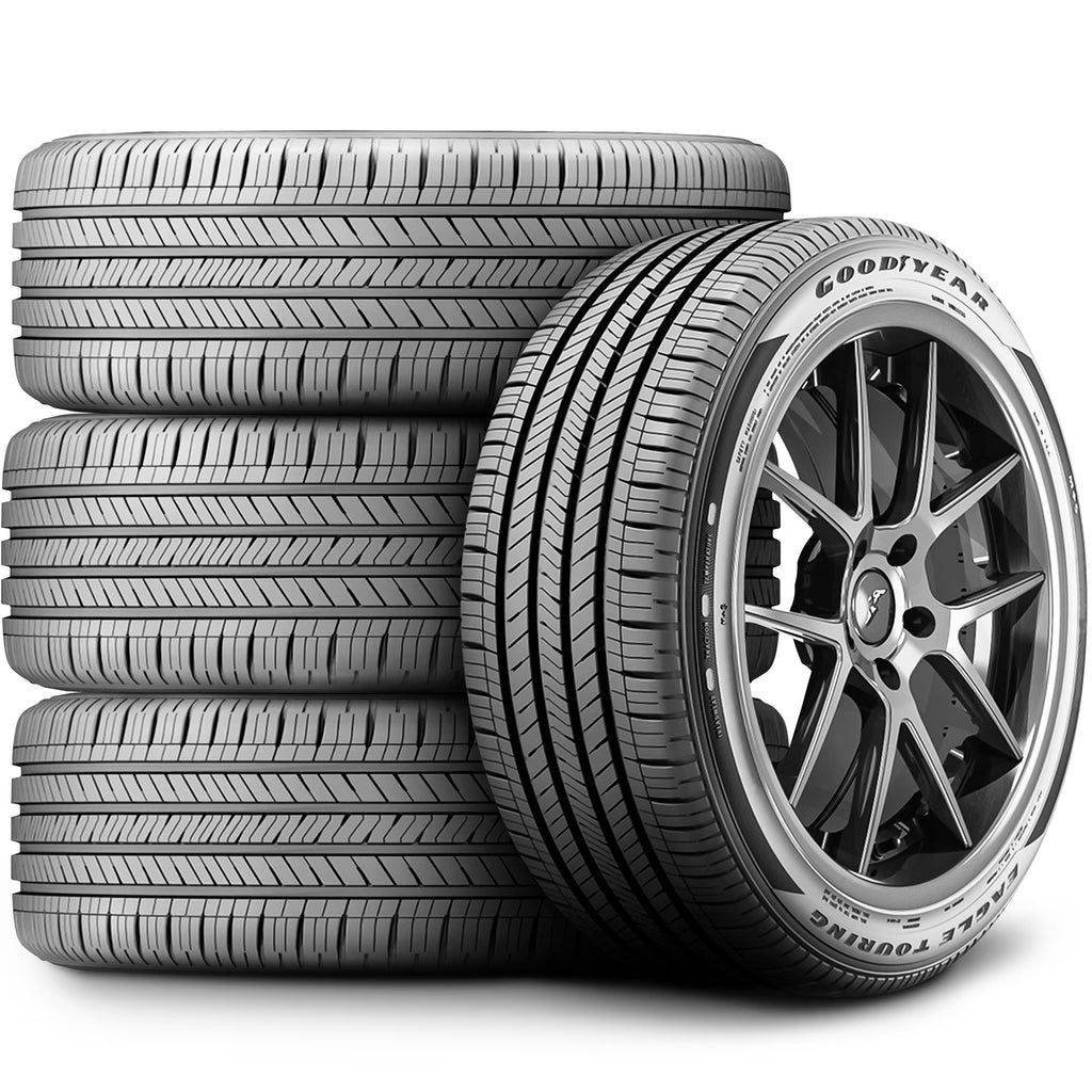 Set of 4 (FOUR) Goodyear Eagle Touring 245/40R19 94W A/S High Performance Tires Fits: 2016-23 Chevrolet Malibu LT. 2013-15 Chevrolet Malibu LTZ