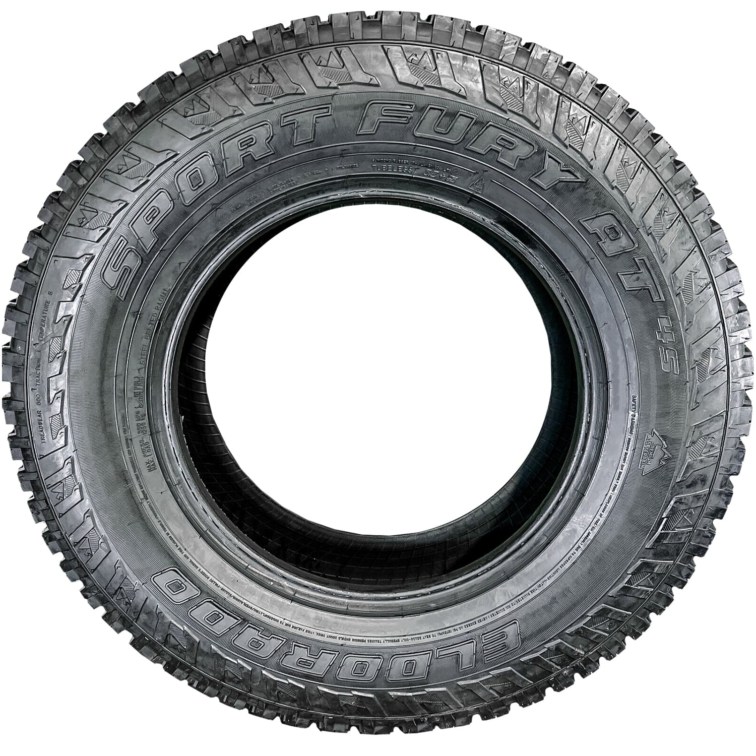 Eldorado Sport Fury AT4S 275/65R18 123/120S E 10 Ply a/t All Terrain Light Truck Tire