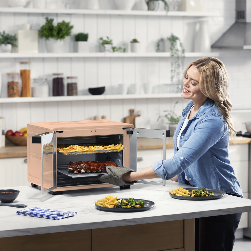 Gourmia 1700W 9-Slice Digital Toaster Oven Air Fryer. 12 Cooking Preset. 35L. Stainless Steel