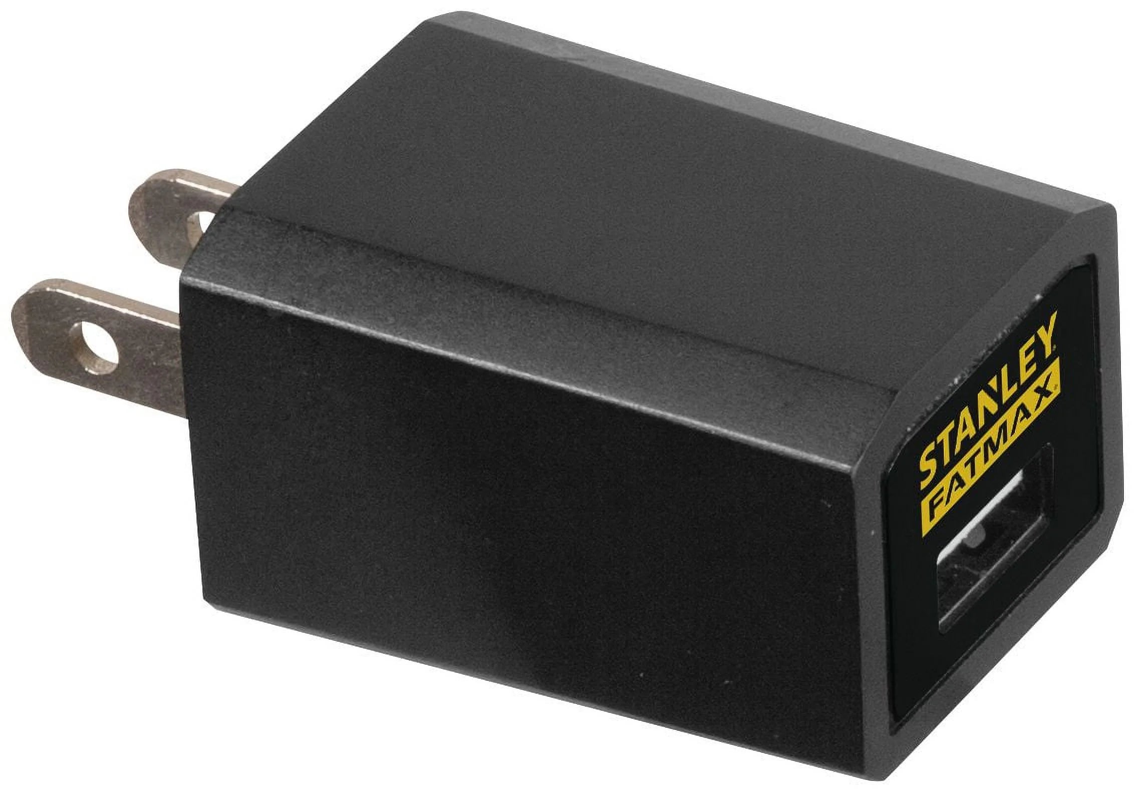 Stanley FatMax 1800A Lithium Jump Starter with 30W USB-C-PD In/Out and 15W USB-A Out. Includes Clamps