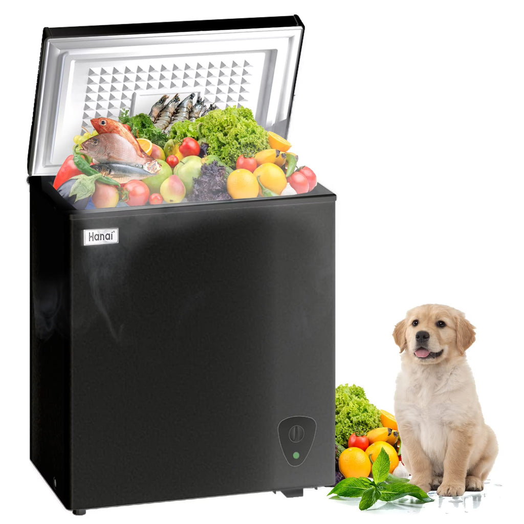 WANAI 3.5 Cu.ft Freezer. Chest Freezer. Deep Freezer with Top Open Door