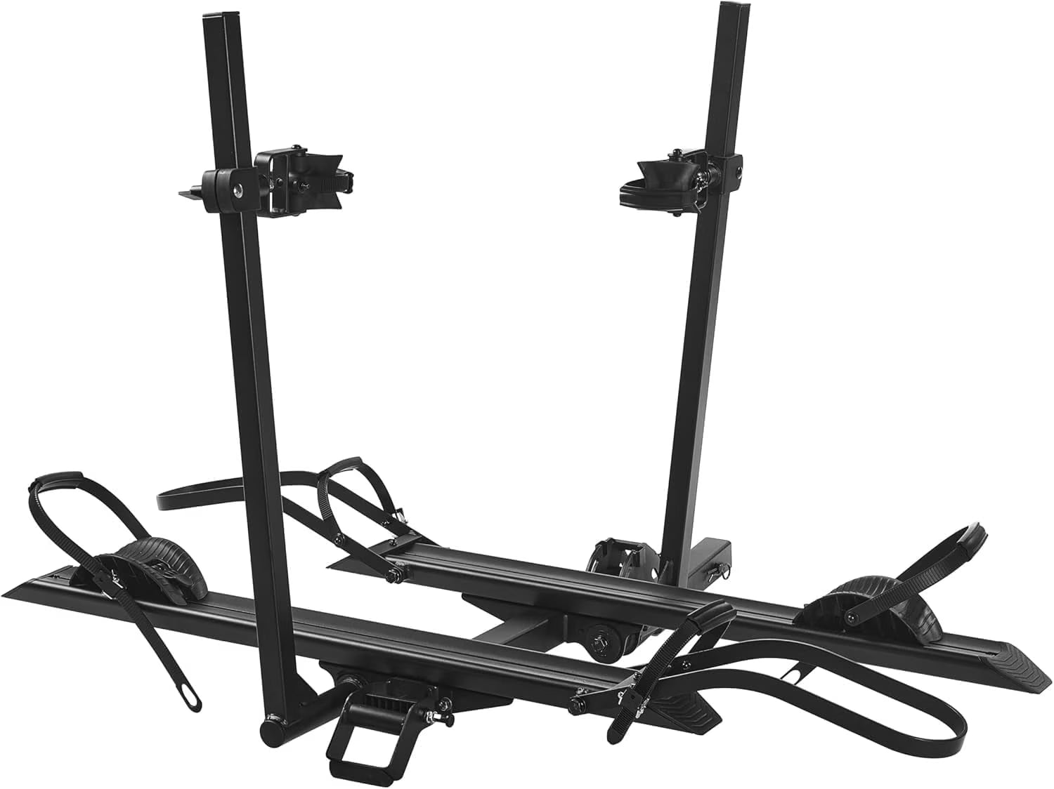 Young Electric Ebike Rack. 200lb Capacity. Alloy Steel Hitch Mount. Fits 5-Inch Fat Tire Bikes. 2-Inch Receiver