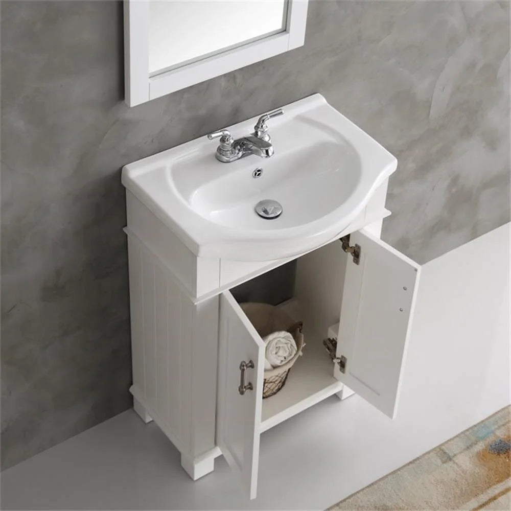 Fresca Hartford 24 White Traditional Bathroom Vanity