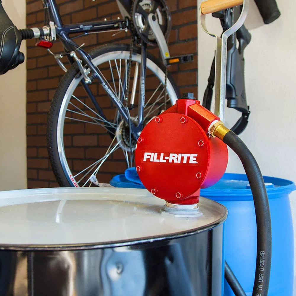 Fill-Rite FR152 Piston Hand Pump with Steel Telescoping Tube and Nozzle Spout