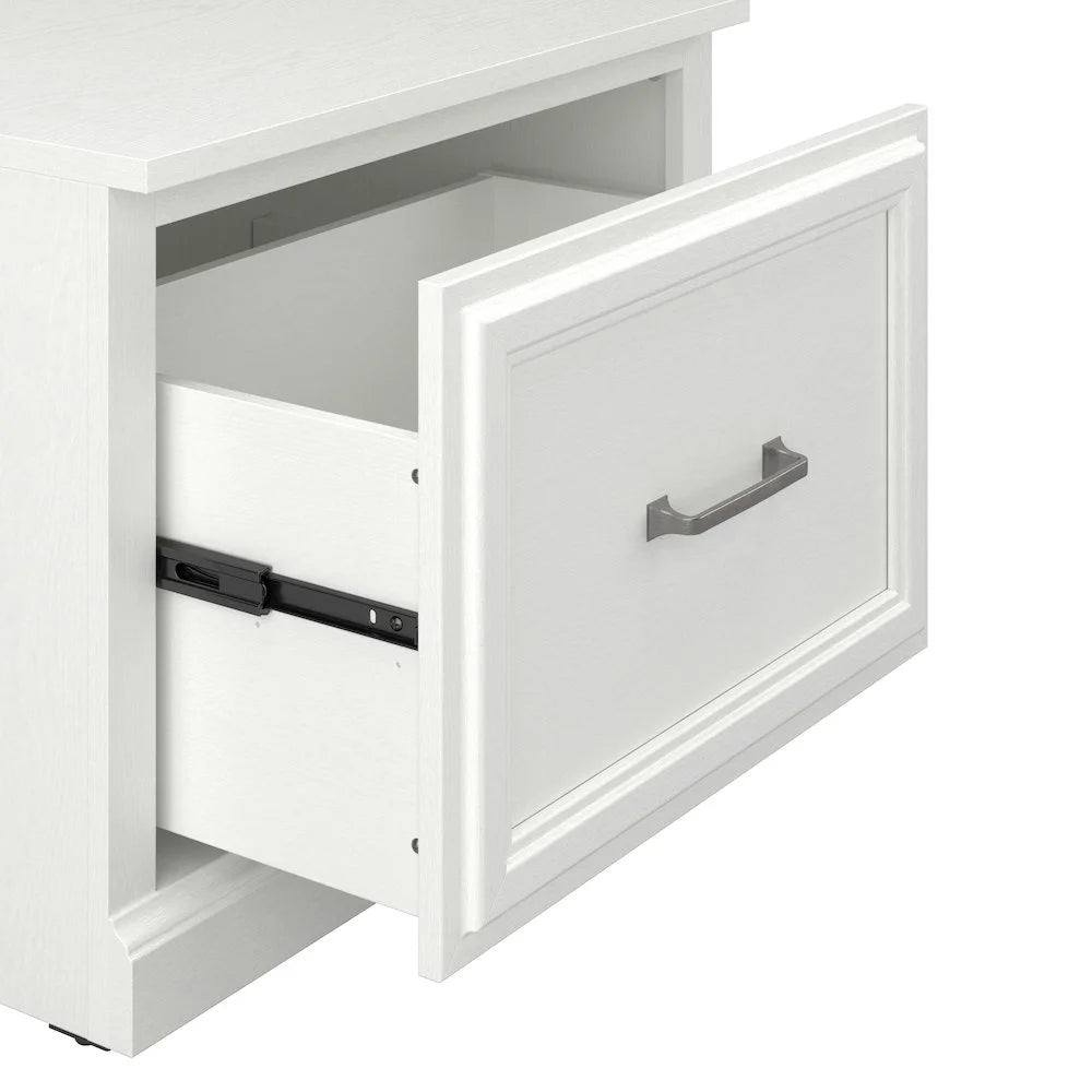 Woodland 24W Hall Tree & Shoe Bench w/ Drawer in White Ash - Engineered Wood