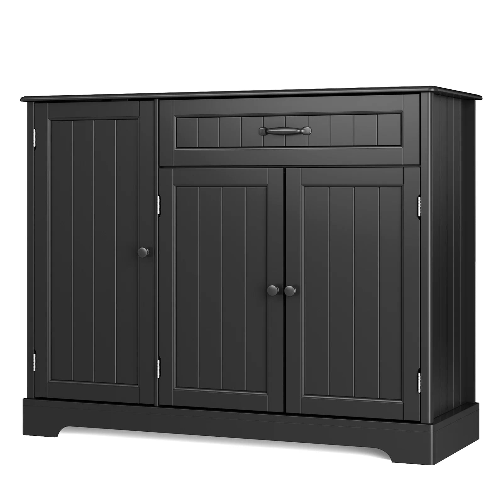Coffee Bar. Lofka 42 Kitchen Storage Cabinet. Sideboard Buffet Cabinet with 8 Shelves. 1 Drawer