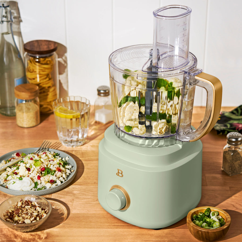 Beautiful 10-Cup Food Processor with Accessories. White Icing by Drew Barrymore