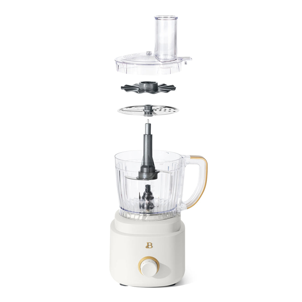 Beautiful 10-Cup Food Processor with Accessories. White Icing by Drew Barrymore