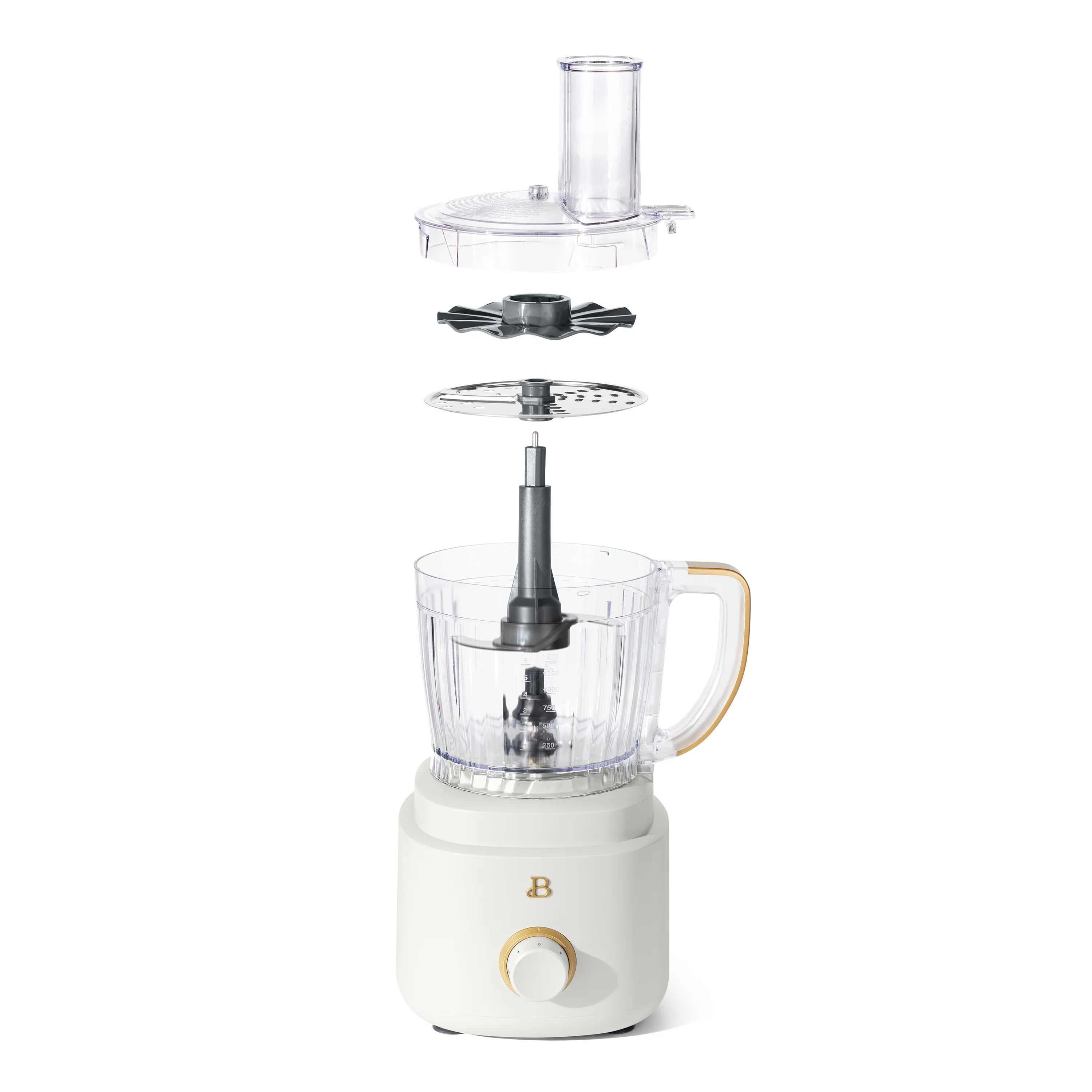 Beautiful 10-Cup Food Processor with Accessories. White Icing by Drew Barrymore