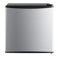 Mainstays 1.7 Cu. ft. Single Door Mini Refrigerator. Stainless Steel Look