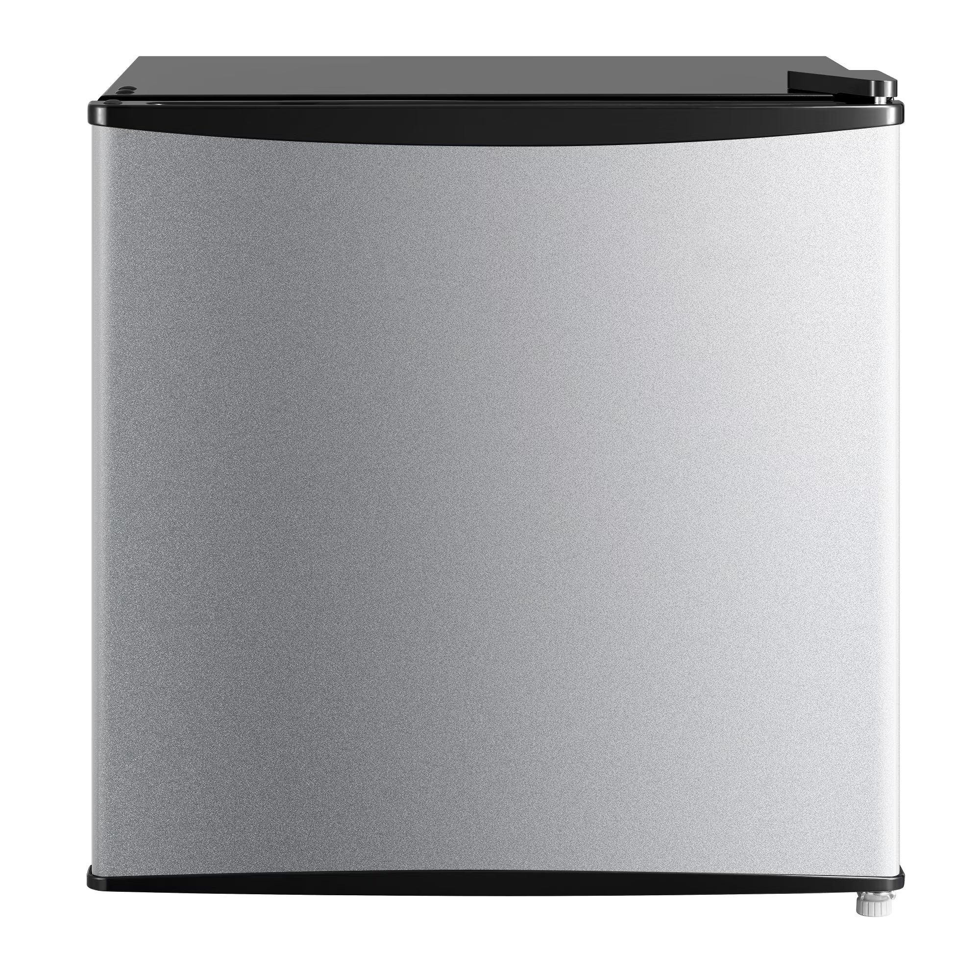 Mainstays 1.7 Cu. ft. Single Door Mini Refrigerator. Stainless Steel Look
