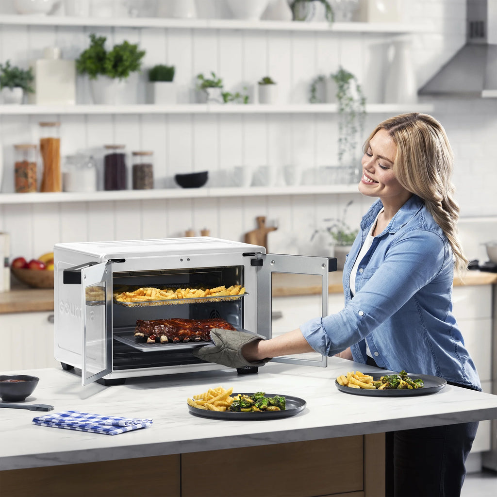 Gourmia 1700W 9-Slice Digital Toaster Oven Air Fryer. 12 Cooking Preset. 35L. Stainless Steel
