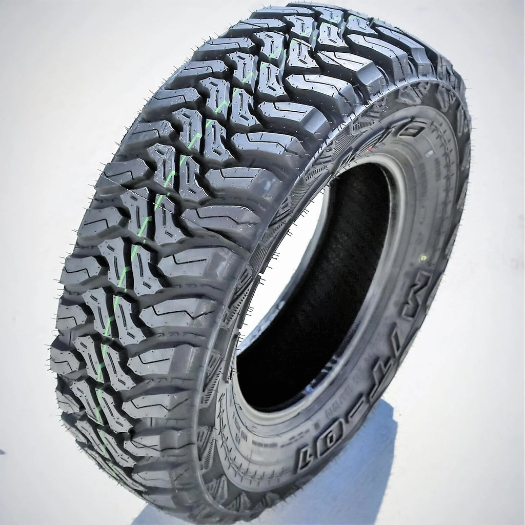 Set of 4 Accelera M/T-01 235/75R15 104/101Q C 6 Ply mud Light Truck Tires