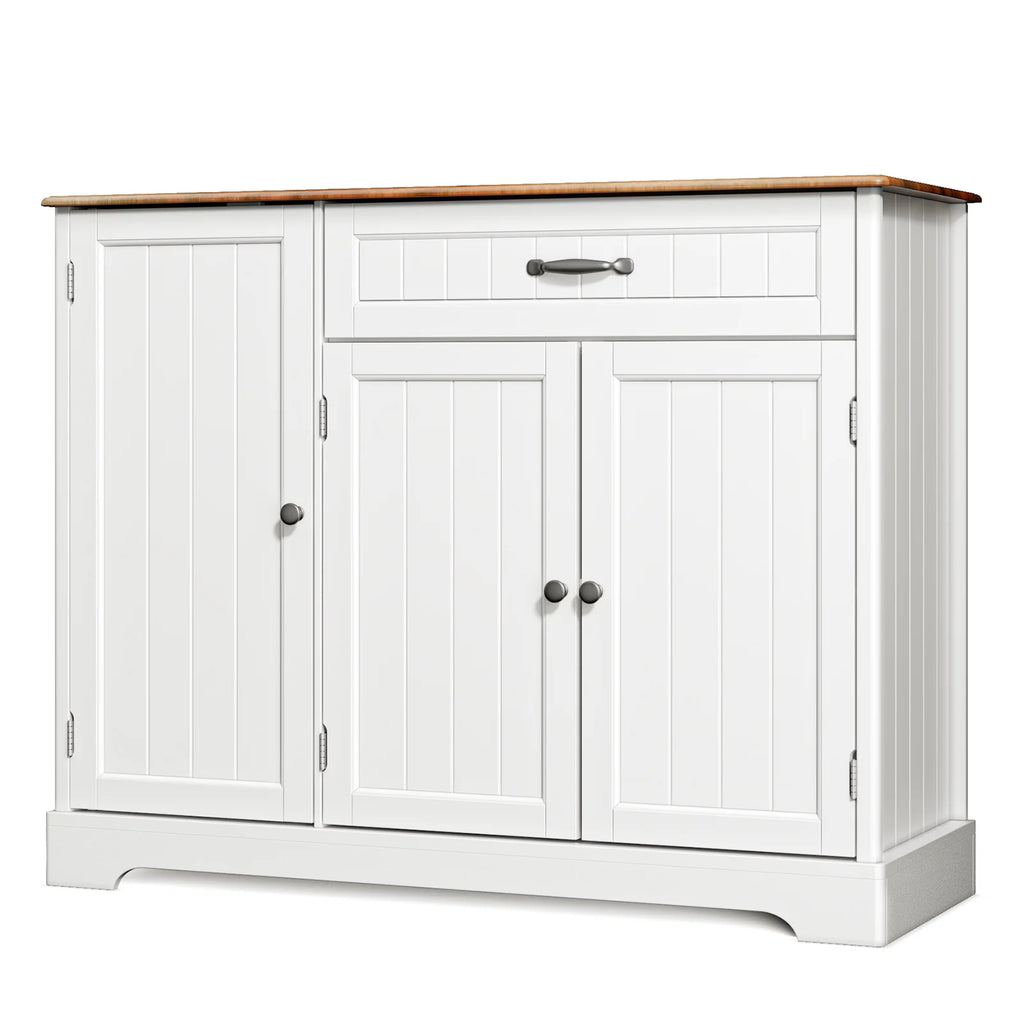 Coffee Bar. Lofka 42 Kitchen Storage Cabinet. Sideboard Buffet Cabinet with 8 Shelves. 1 Drawer