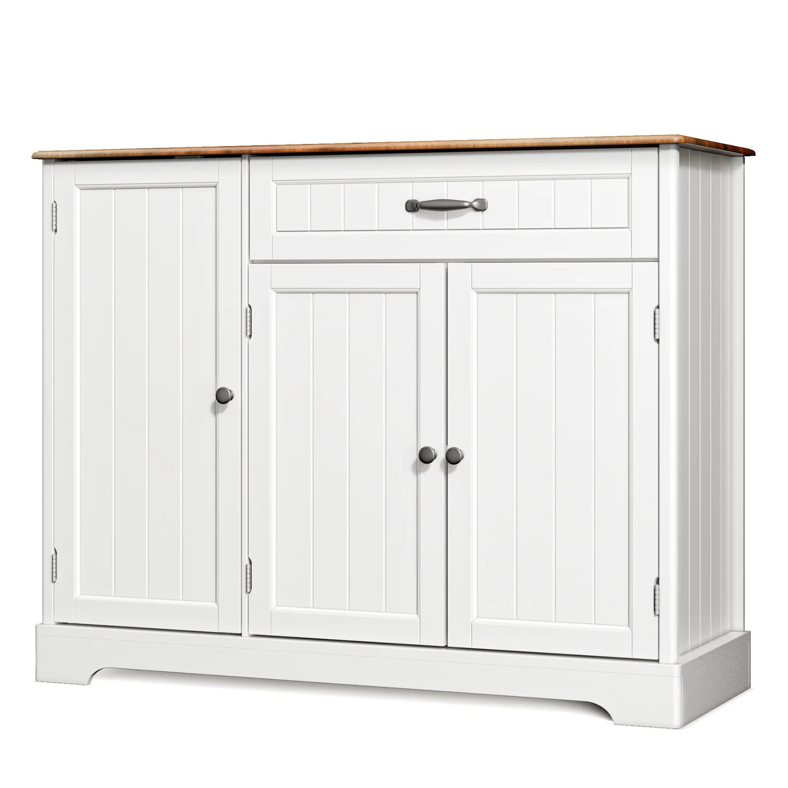 Coffee Bar. Lofka 42 Kitchen Storage Cabinet. Sideboard Buffet Cabinet with 8 Shelves. 1 Drawer