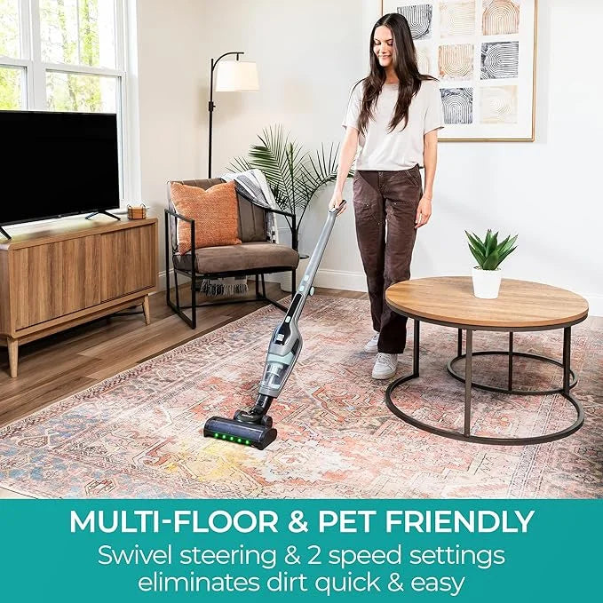 Kenmore DS1030 Lightweight Cordless Stick Vacuum Cleaner. 24V. White. Handvac under 3lbs