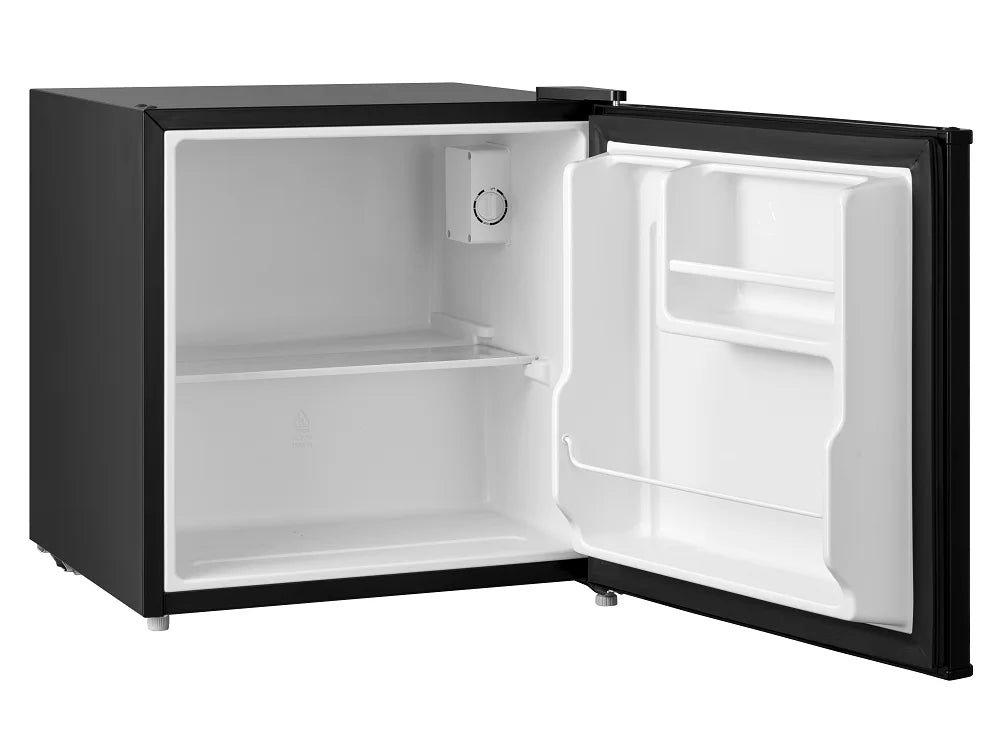 Mainstays 1.7 Cu. ft. Single Door Mini Refrigerator. Stainless Steel Look