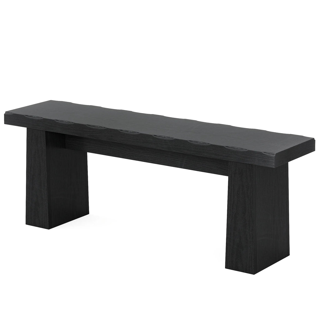 Fnova 48 Wooden Two - Person Backless Entryway Bench with Under - Bench Storage for Outdoor Garden. Living Room. Bedroom. Dining Room. Hallway