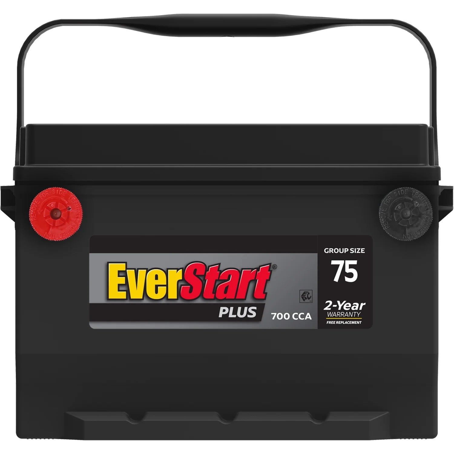 EverStart Plus Lead Acid Automotive Battery. Group Size 75 12 Volt. 700 CCA