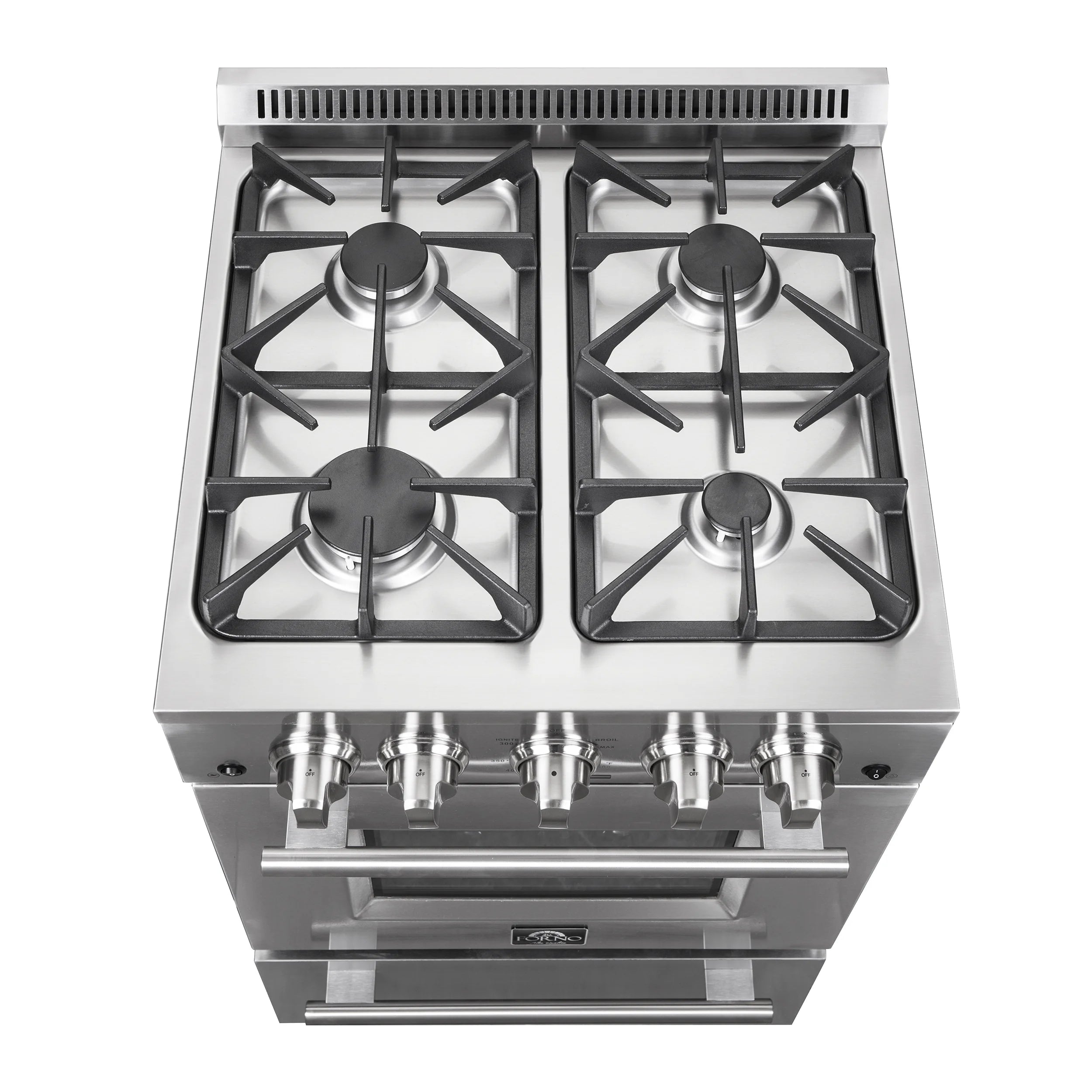 Forno Breno 24-Inch Freestanding Gas Range. Compact Design. Energy Efficient
