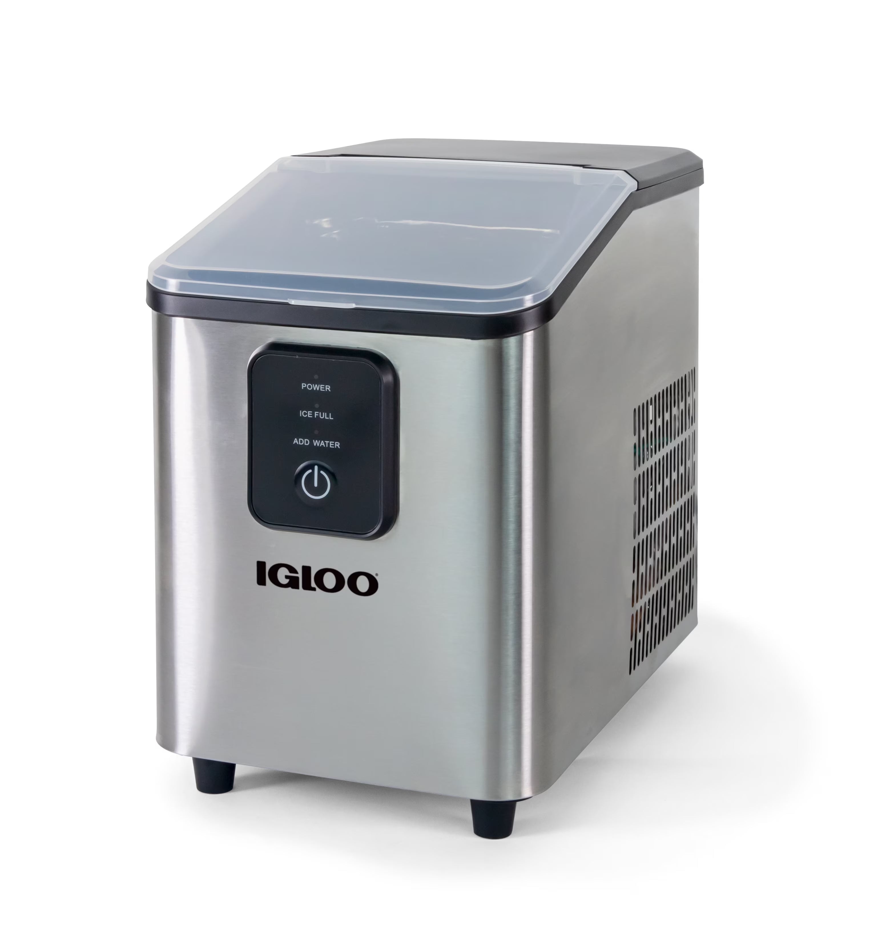 Igloo Self-Cleaning Countertop Ice Maker - Compact and Portable - Creates 26 lbs. Per Day. 8 Pieces Ready Every 7-8 Minutes - Includes Ice Scoop and Basket - Aqua