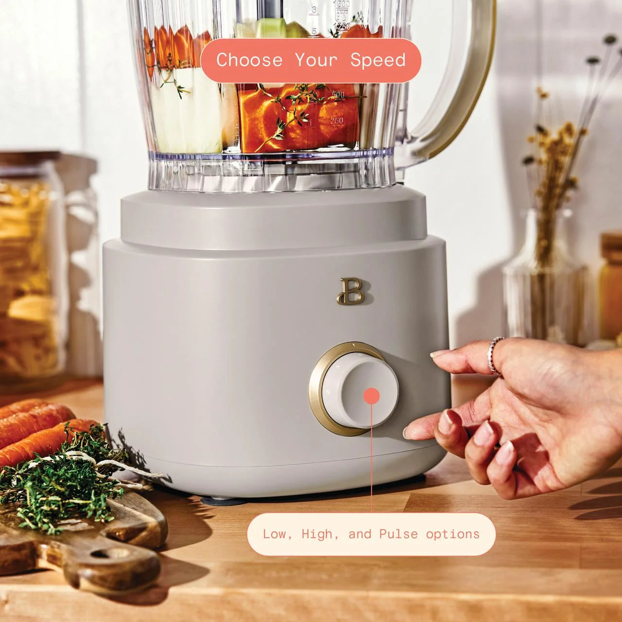 Beautiful 10-Cup Food Processor with Accessories. White Icing by Drew Barrymore