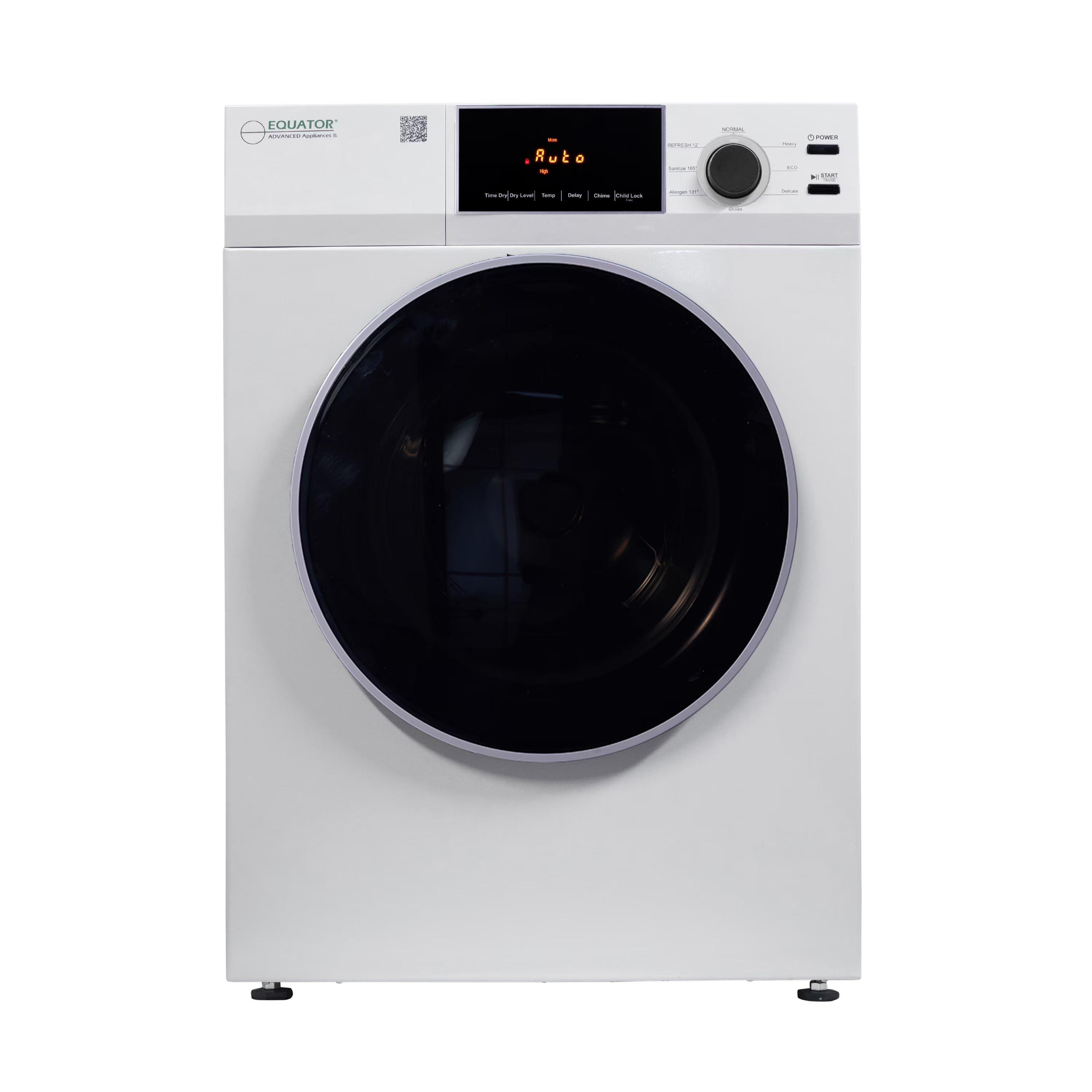 Equator 4cu.ft. 220V Electric Vented Sensor Dryer Interior Light Reversible Door