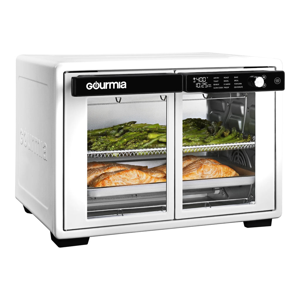 Gourmia 1700W 9-Slice Digital Toaster Oven Air Fryer. 12 Cooking Preset. 35L. Stainless Steel