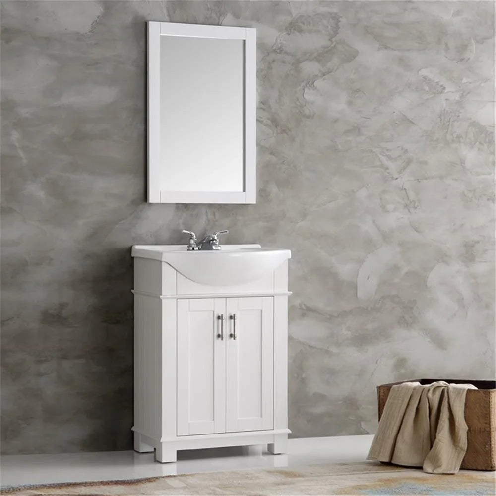 Fresca Hartford 24 White Traditional Bathroom Vanity