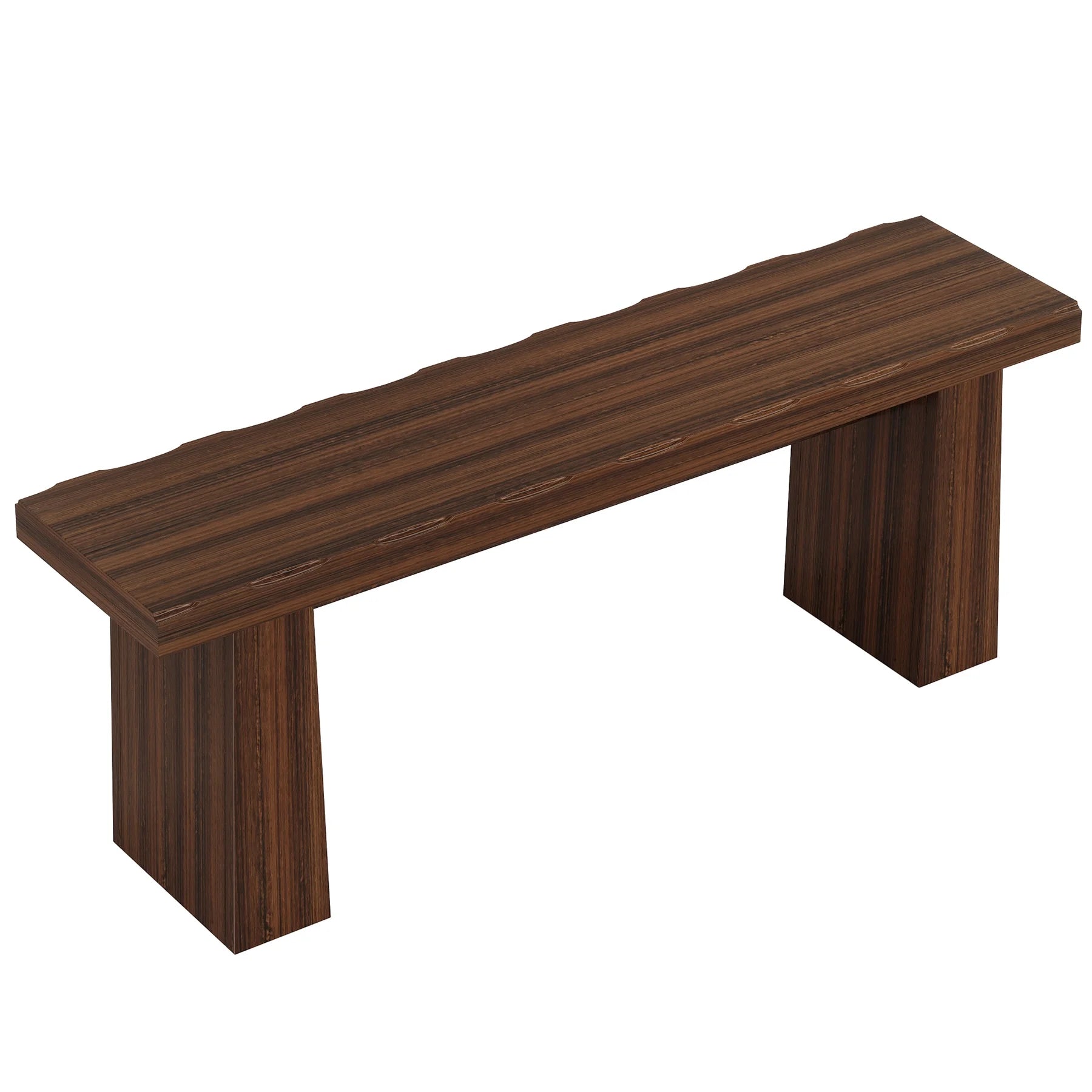 Fnova 48 Wooden Two - Person Backless Entryway Bench with Under - Bench Storage for Outdoor Garden. Living Room. Bedroom. Dining Room. Hallway