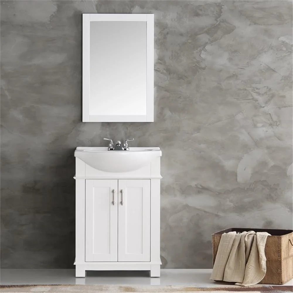 Fresca Hartford 24 White Traditional Bathroom Vanity
