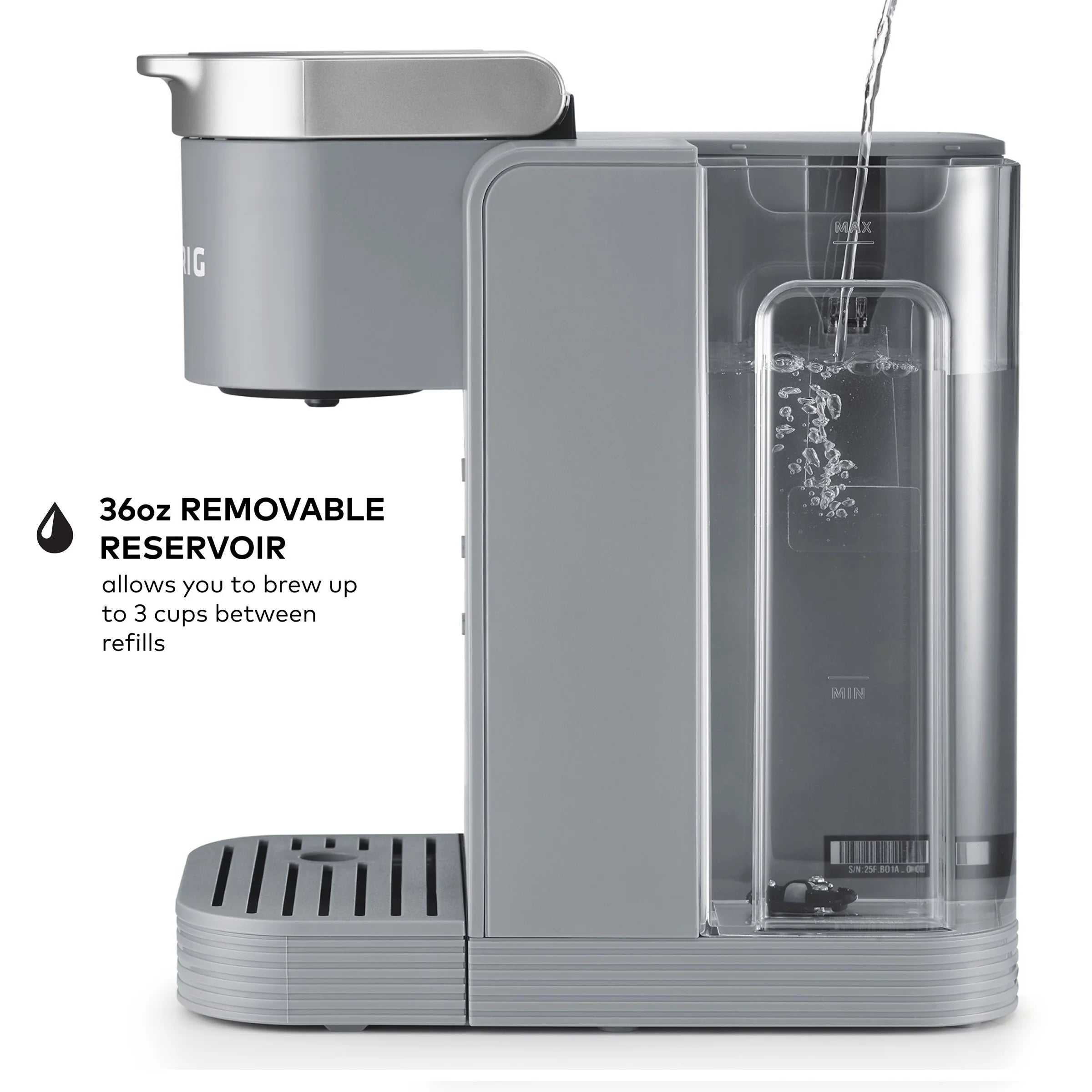 Keurig K-Iced Essentials Iced and Hot Single-Serve K-Cup Pod Coffee Maker. White