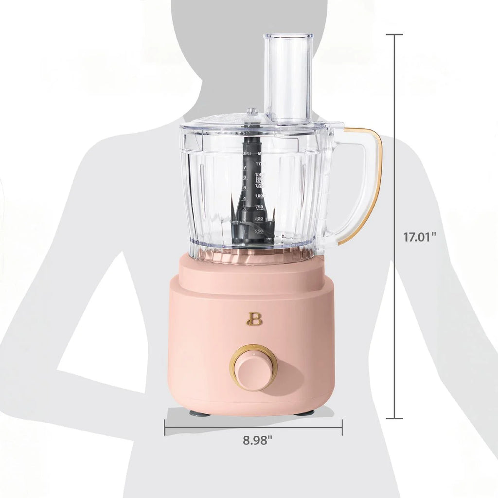 Beautiful 10-Cup Food Processor with Accessories. White Icing by Drew Barrymore