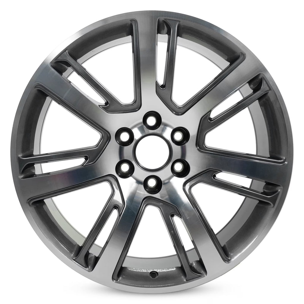 For Cadillac Escalade ESV OEM Design Wheel 22 2015-2017 Machined Grey Single Replacement Rim