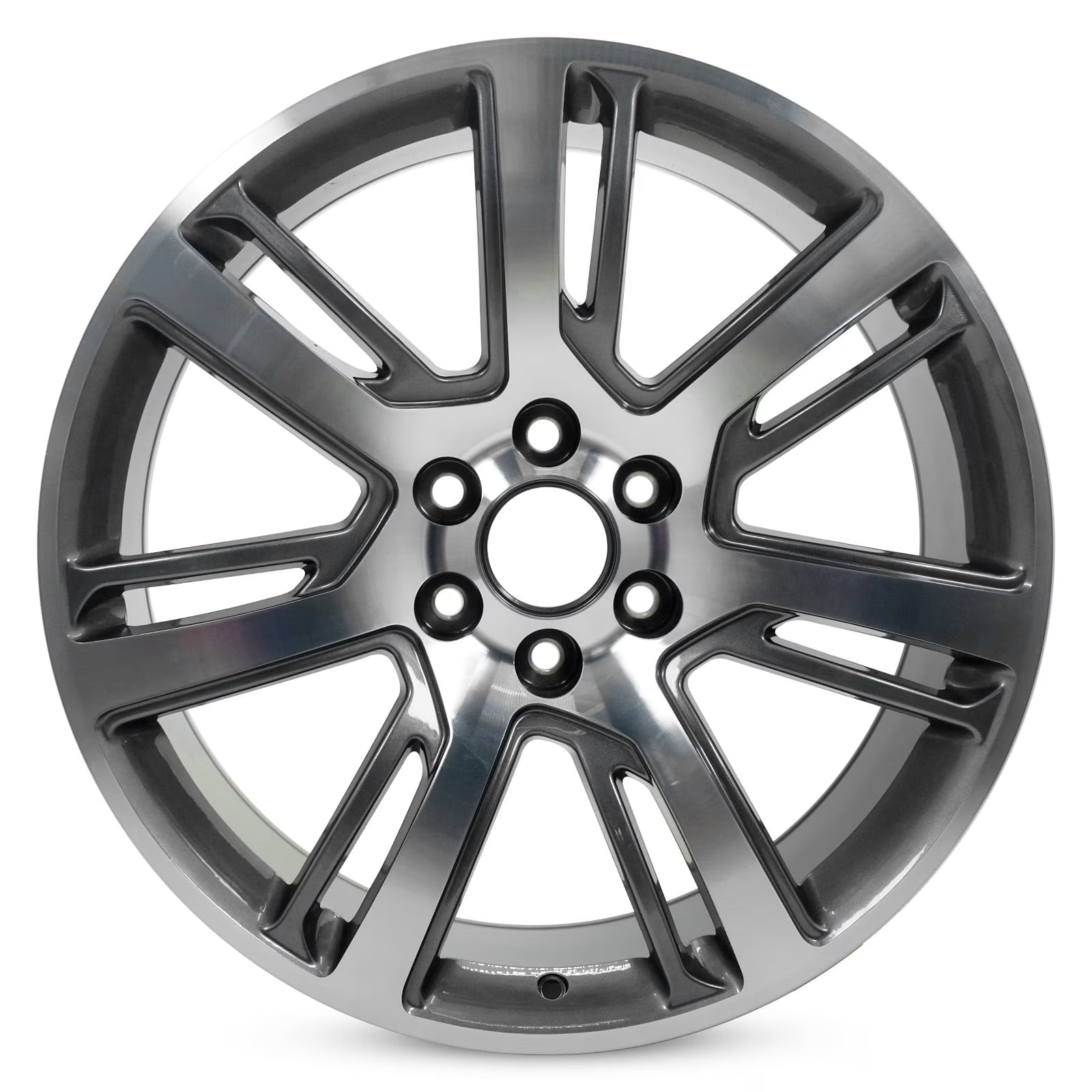 For Cadillac Escalade ESV OEM Design Wheel 22 2015-2017 Machined Grey Single Replacement Rim