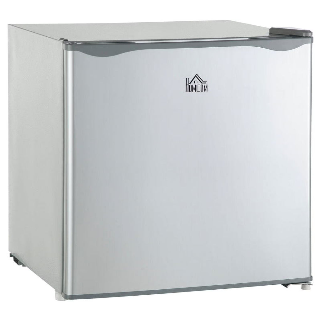 HOMCOM Mini Freezer Countertop. 1.1 Cu.Ft Compact Upright Freezer with Removable Shelves. Reversible Door for Home. Dorm. Apartment and Office. gray  05