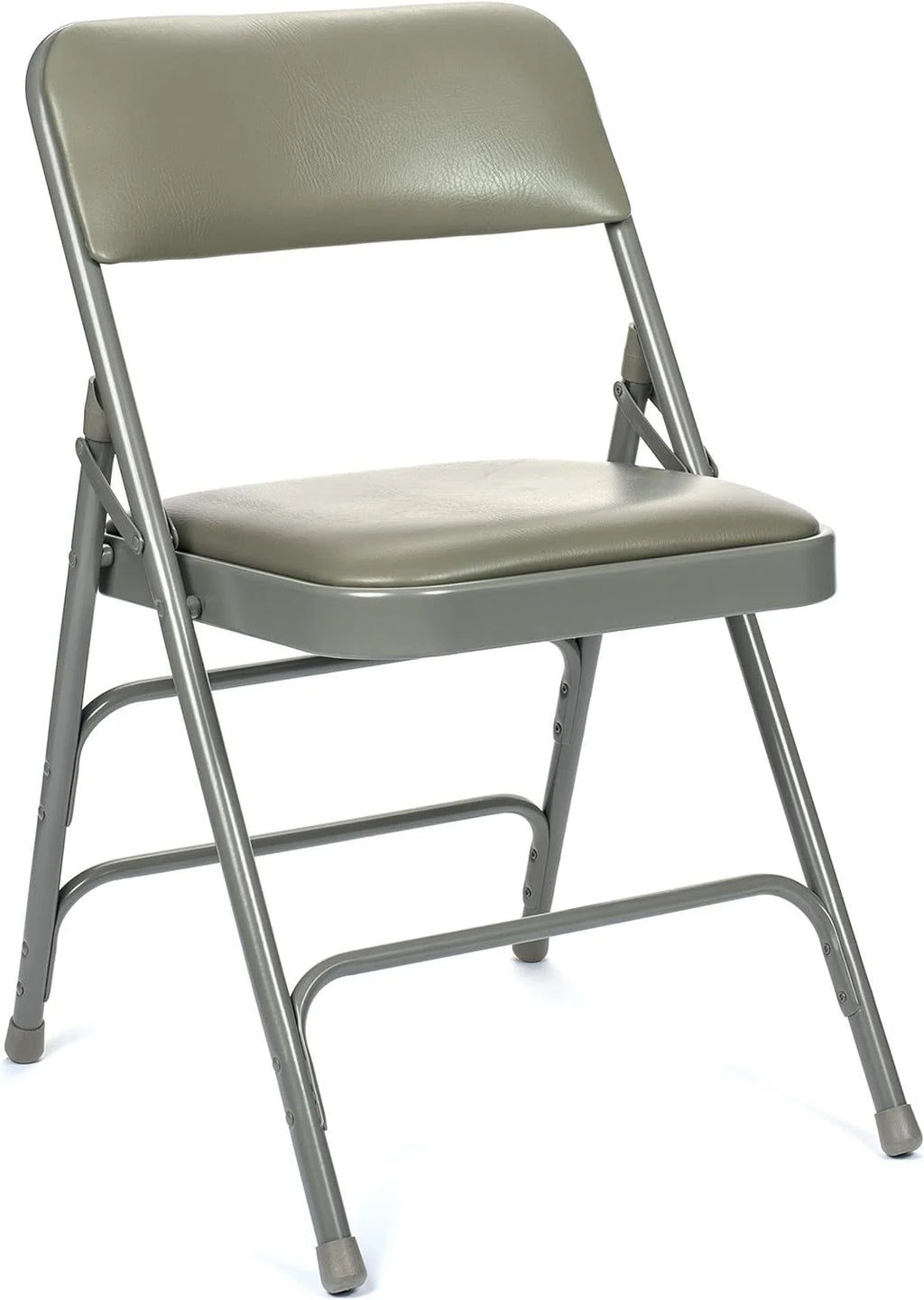 5pc. XL Series 4 Folding Card Table and Triple Braced Vinyl Padded Chair Set. Commercial Quality. Beige. 30