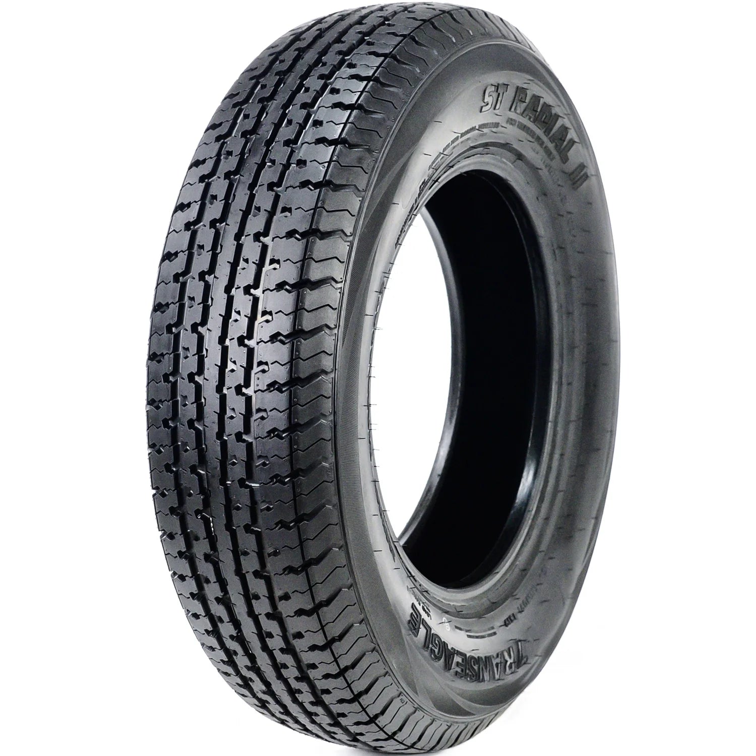 Set of 4 Transeagle ST Radial II Steel Belted ST225/75R15 225/75R15 117/112L E 10 Ply Trailer Tires