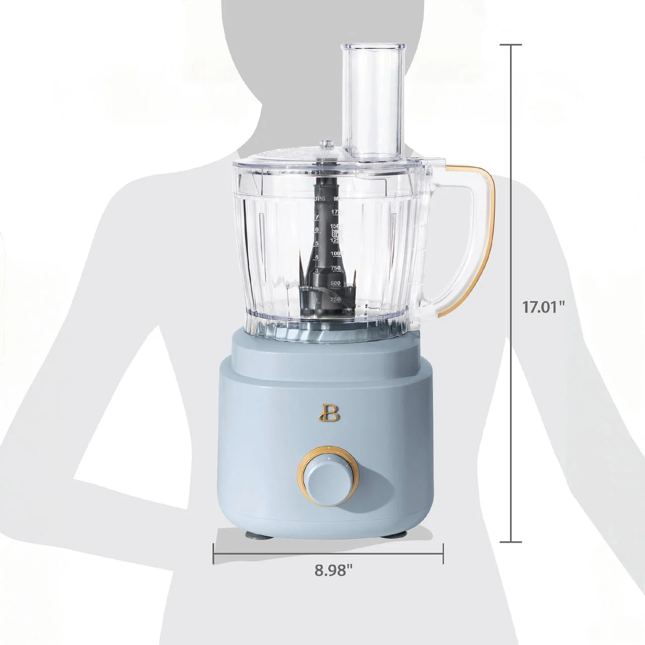 Beautiful 10-Cup Food Processor with Accessories. White Icing by Drew Barrymore