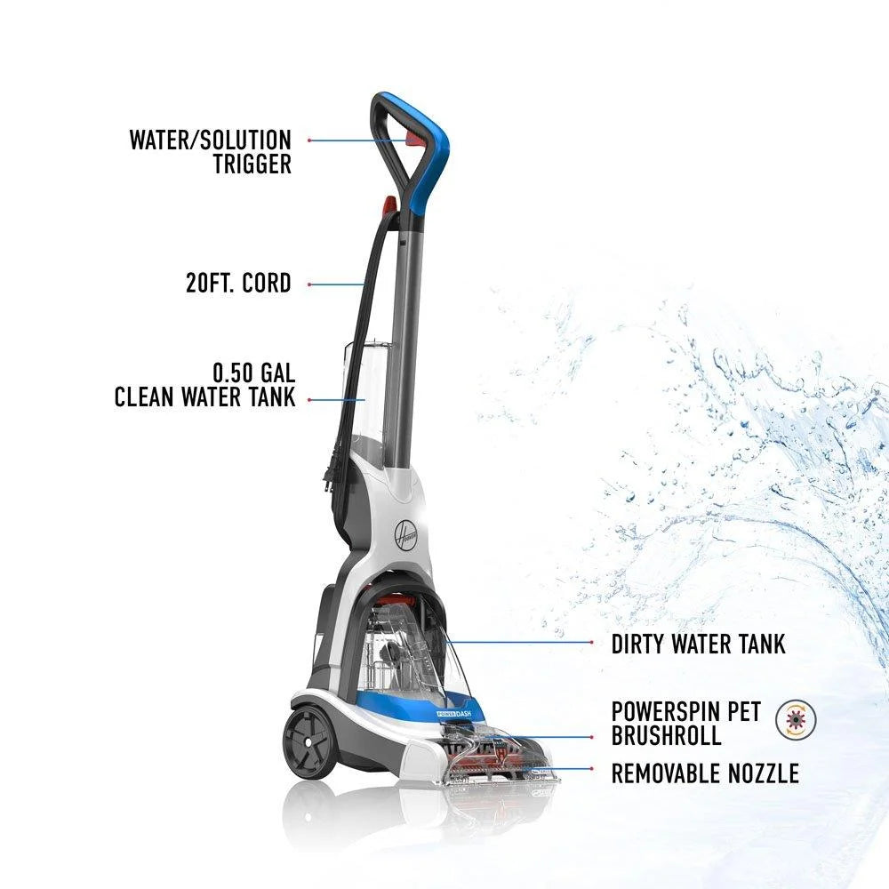 Hoover PowerDash Pet. Carpet Cleaner Machine. Carpet & Rugs. for Small Spaces. Compact. Lightweight. FH50710CN