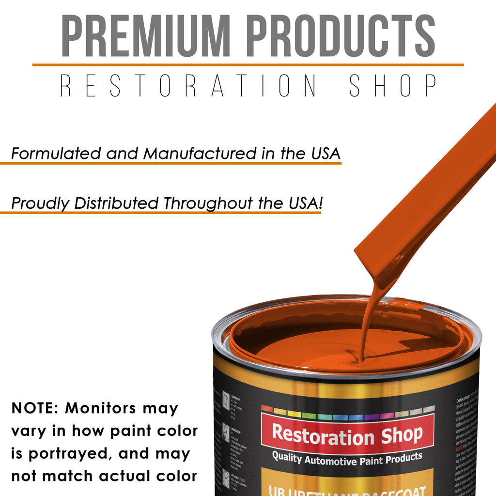Hugger Orange Quart URETHANE BASECOAT CLEARCOAT Car Auto Body Paint Kit