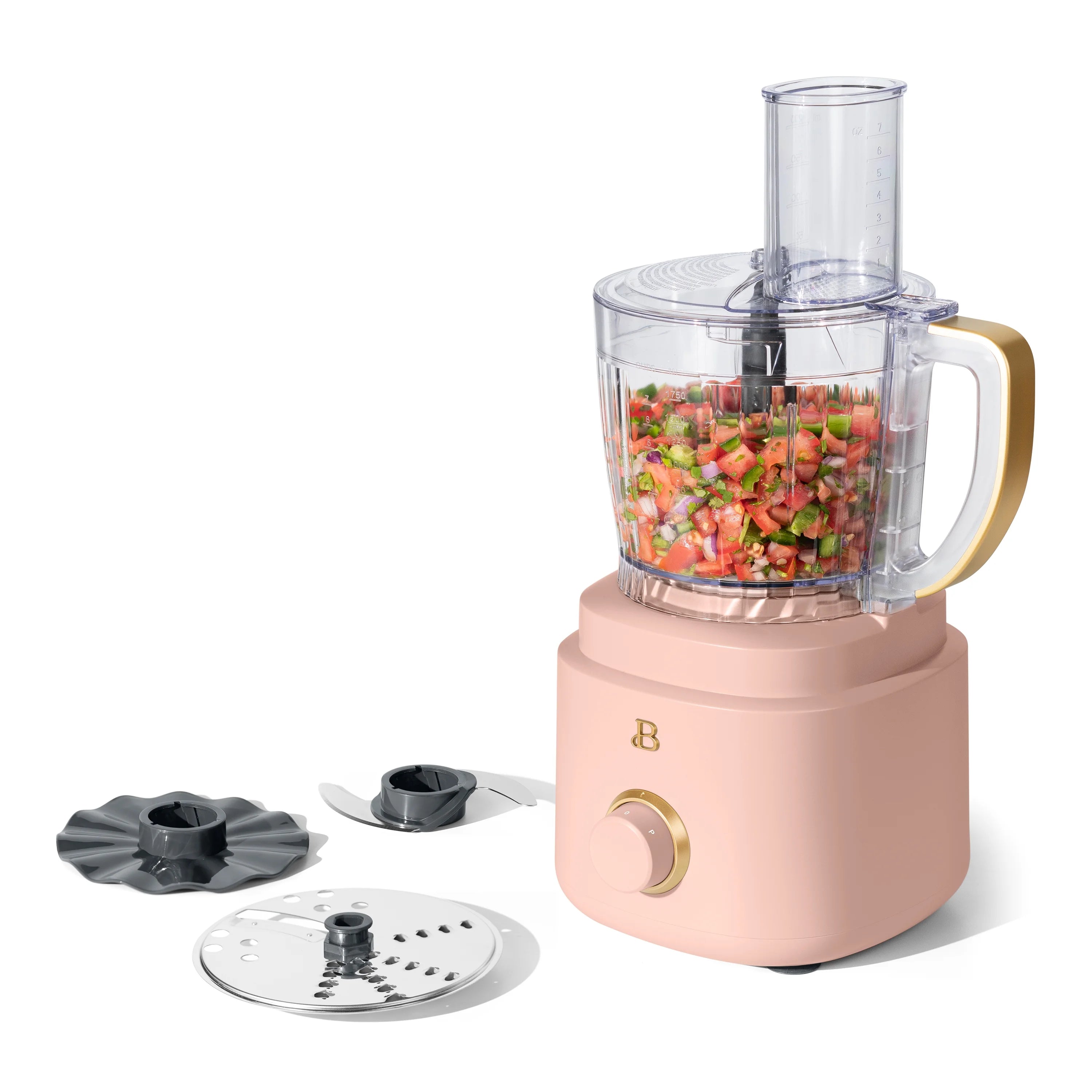 Beautiful 10-Cup Food Processor with Accessories. White Icing by Drew Barrymore