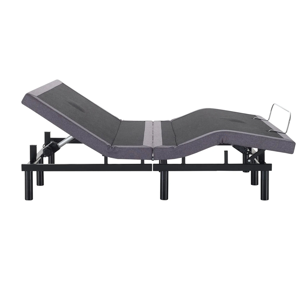 IdealBase Adjustable Bed Frame Twin XL. Massaging Zero Gravity Adjustable Bed Base. Electric Adjustable Beds with 3 Speed Head & Foot Massage. Wireless Remote. 2 USB Ports. 800LBs Capacity Gray