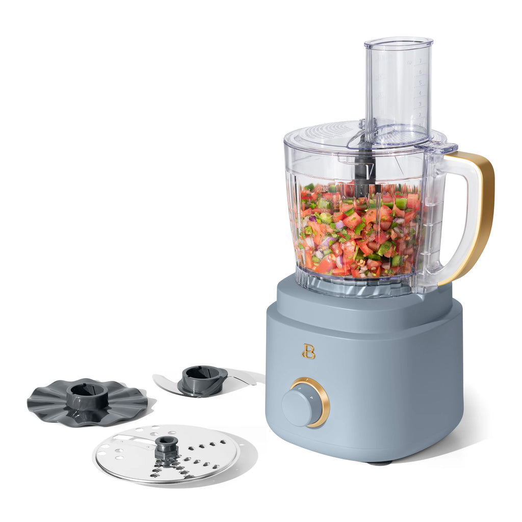 Beautiful 10-Cup Food Processor with Accessories. White Icing by Drew Barrymore